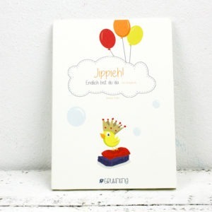 Jippieh!Endlich bist du da. Das Babytagebuch