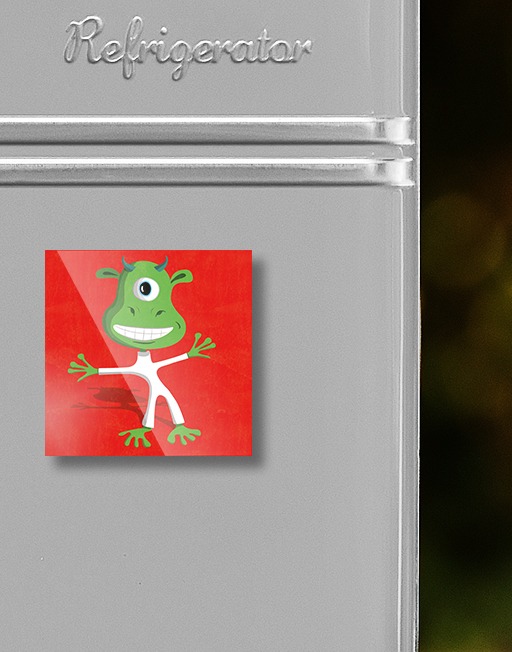 Magnet "Marsmensch" – Bild 2