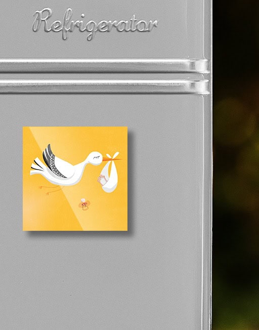 Magnet "Storch" – Bild 2