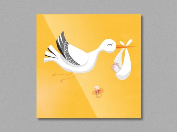 Magnet "Storch"