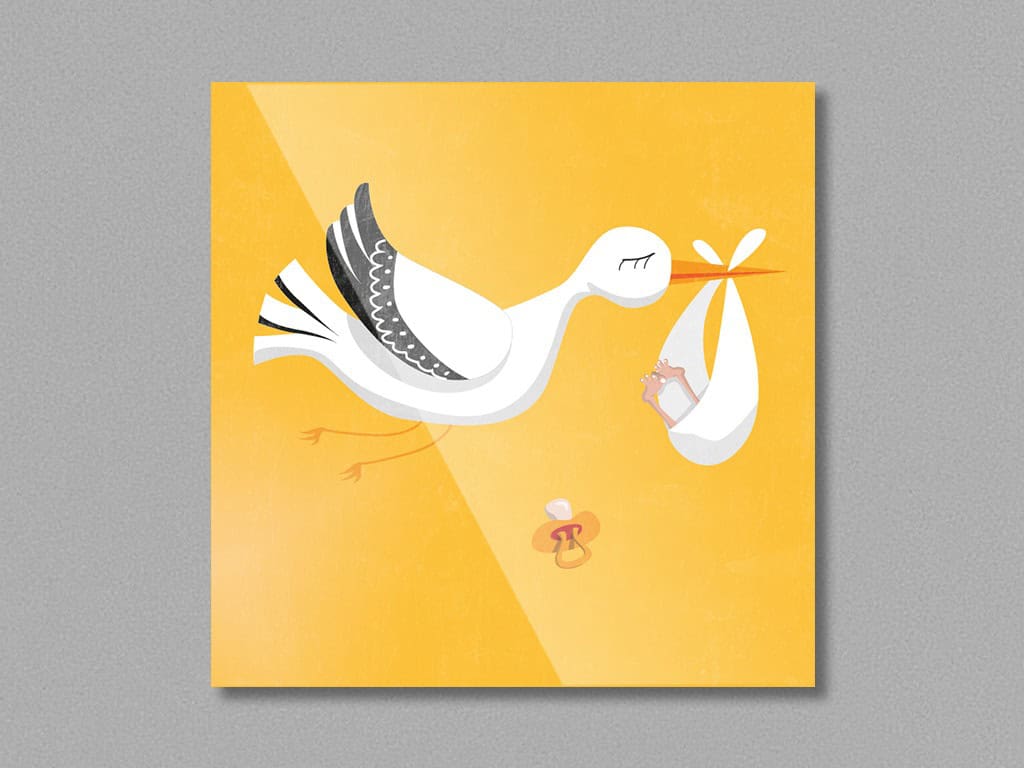 Magnet "Storch"
