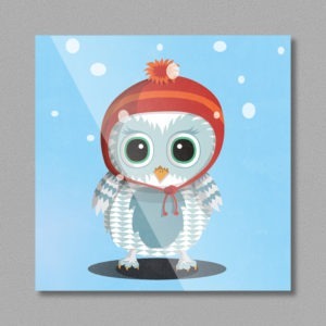 Magnet "Wintereule"