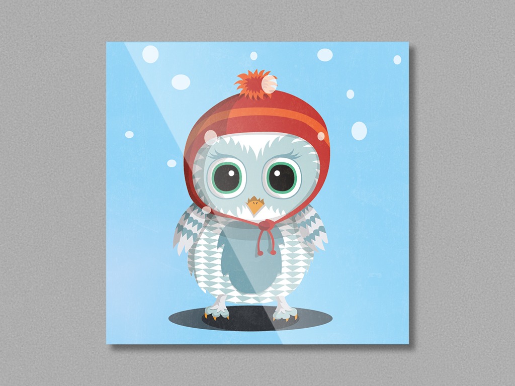 Magnet "Wintereule"