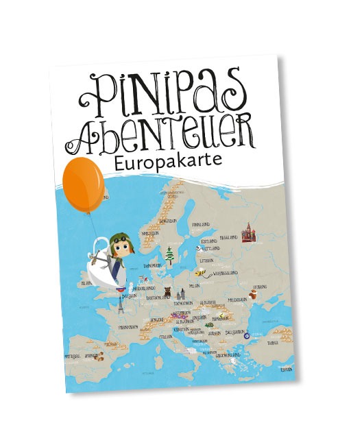 Pinipas Europakarte