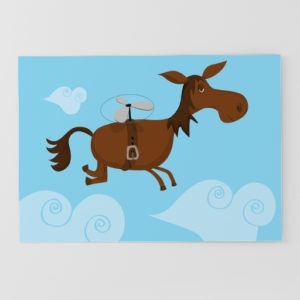 Postkarte Pferd