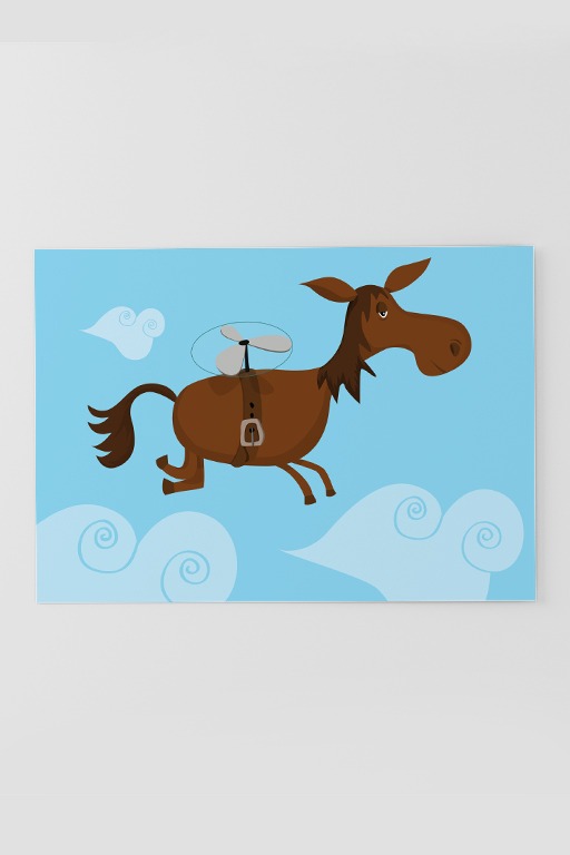 Postkarte Pferd