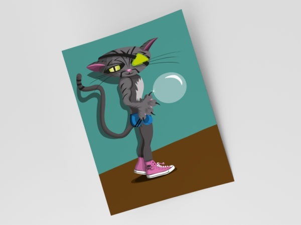 Postkarte Piratenkater – Bild 2