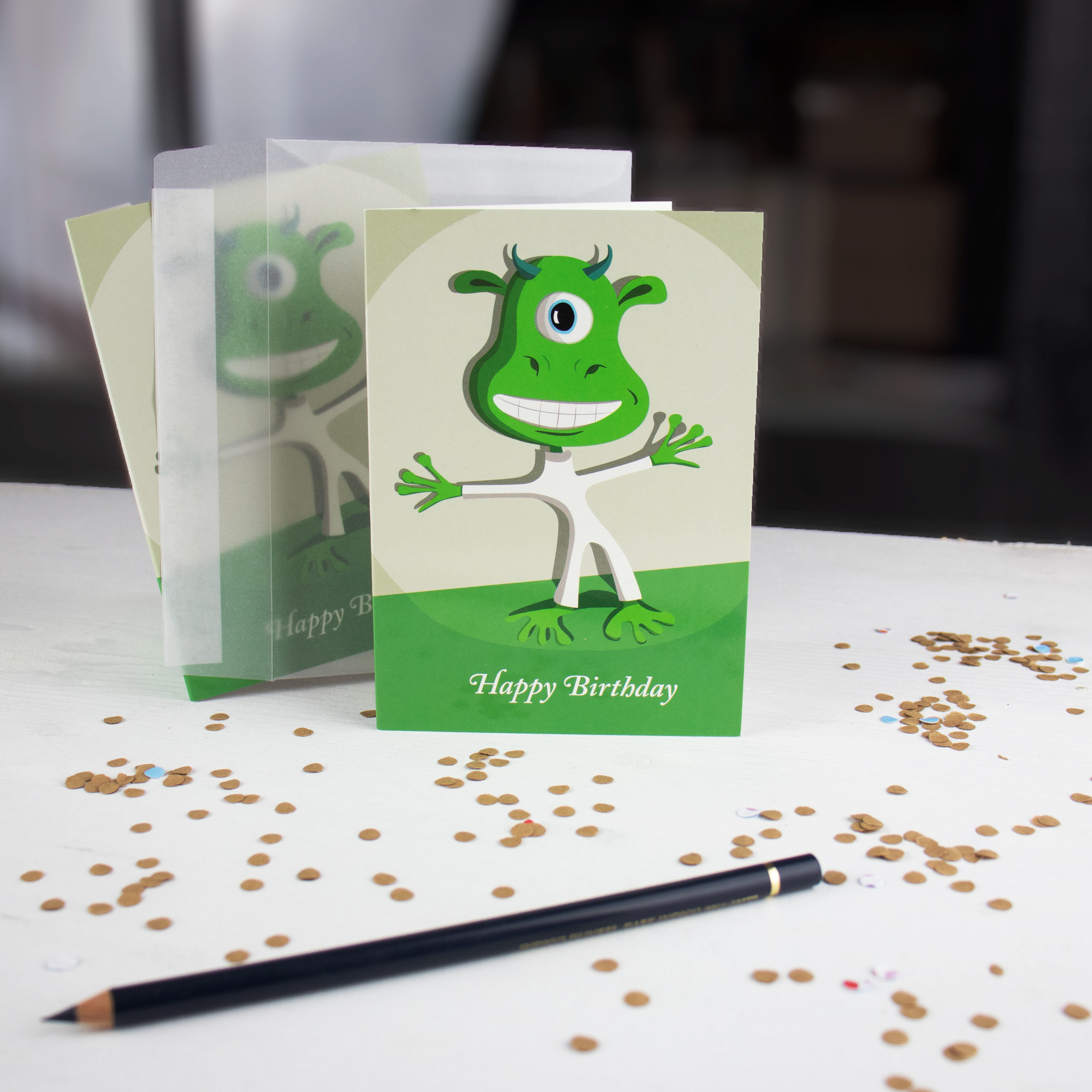 Klappkarte Happy Birthday