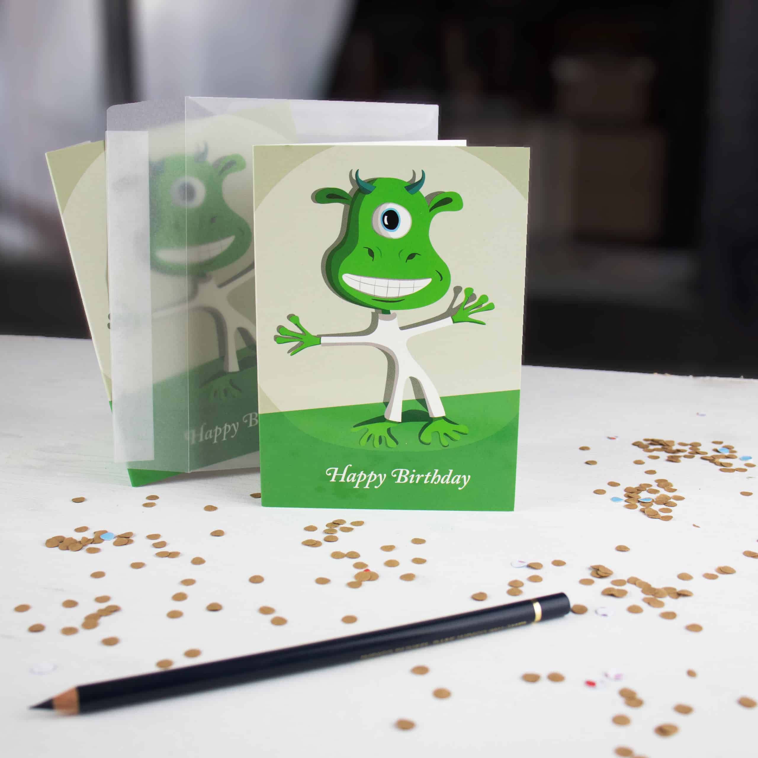 Klappkarte Happy Birthday