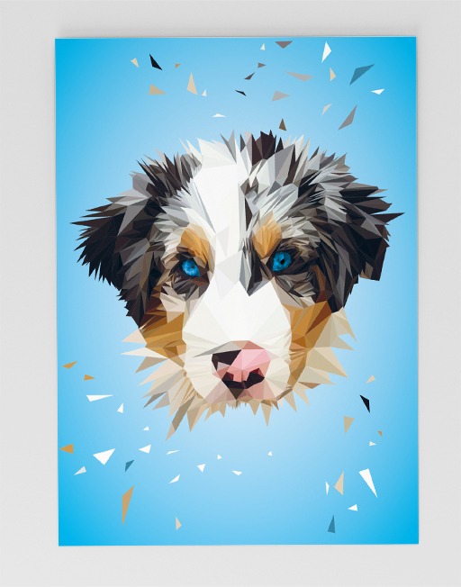 Postkarte "Hund"