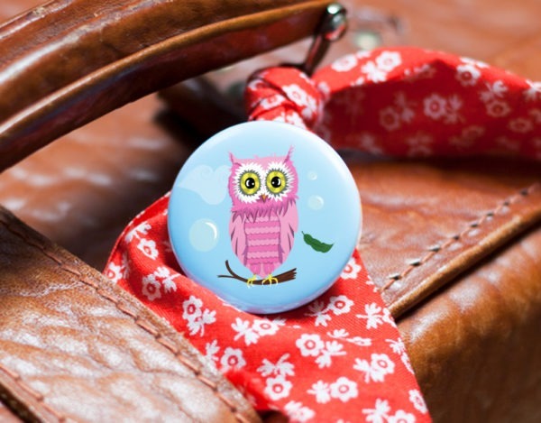 Button "Eule", 37mm
