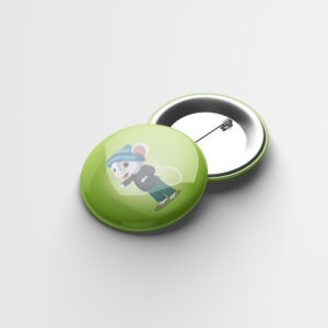 Button "Wollmaus", 37mm