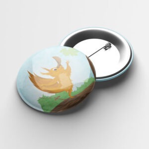 Button "Einhörnchen", 37mm