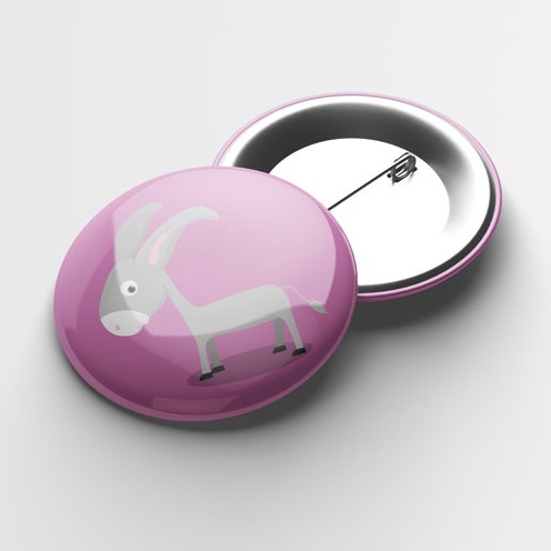 Button "Esel", 37mm