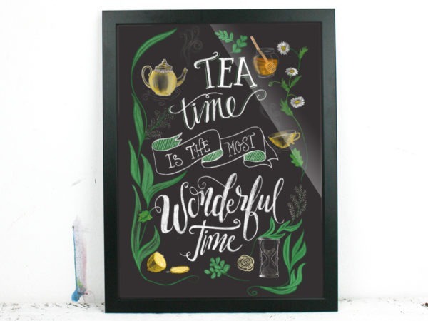 "Tea time", 30x40cm