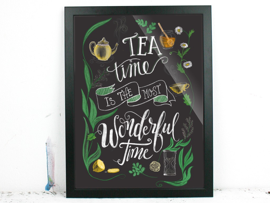 "Tea time", 30x40cm