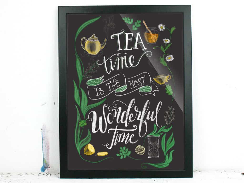 "Tea time", 30x40cm