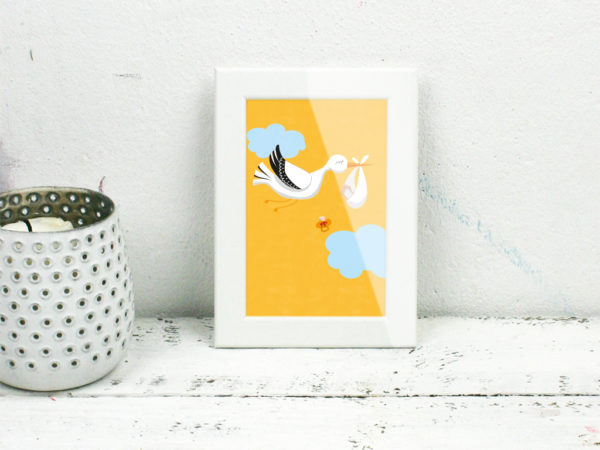 "Storch", 10x15cm