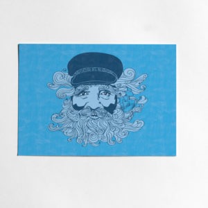 Postkarte Seemann