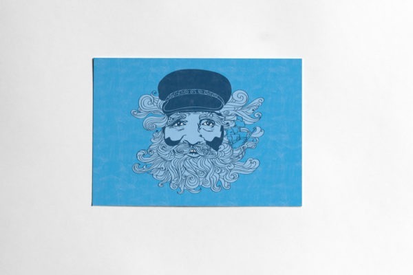 Postkarte Seemann