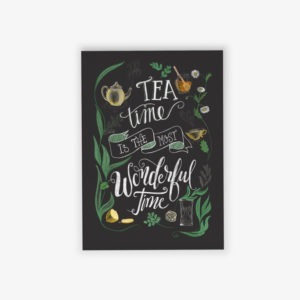 Postkarte Tea Time
