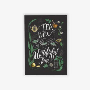 Postkarte Tea Time