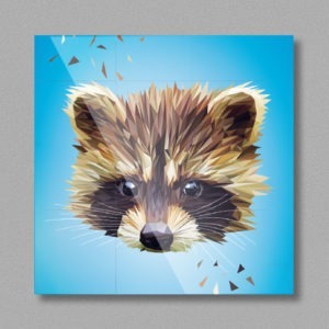 Magnet "Waschbär"