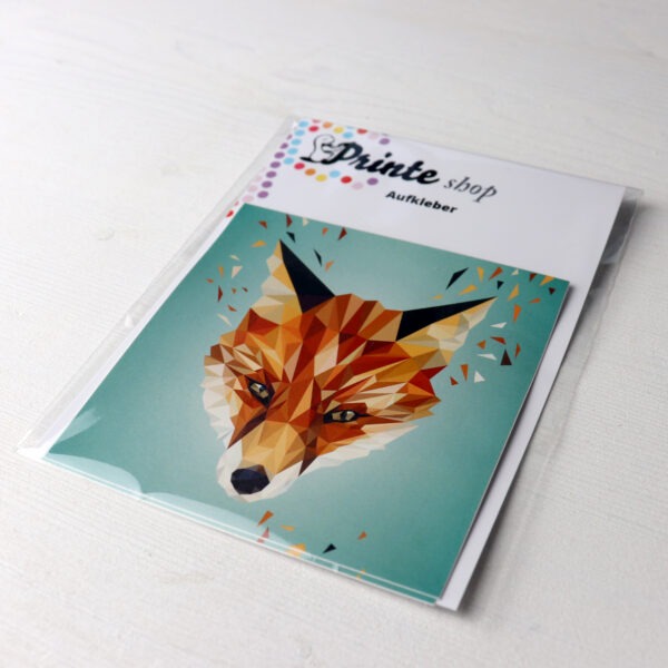 "Fuchs", Aufkleber 2 Stk. – Bild 2