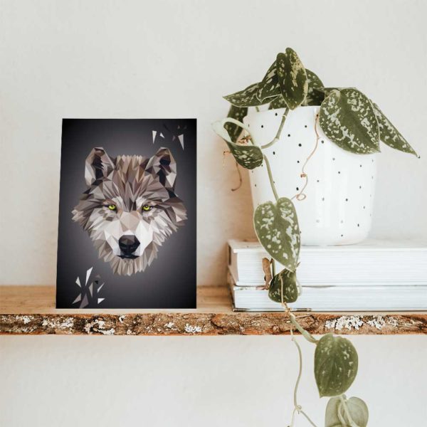 Postkarte Wolf – Bild 2