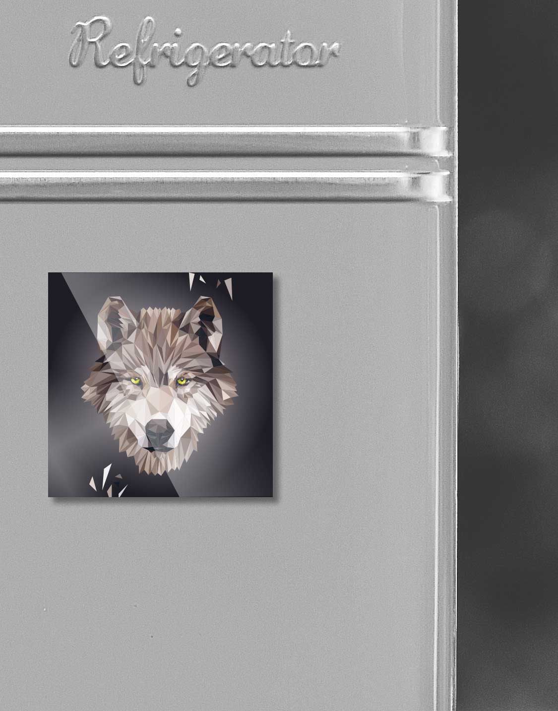1 Kühlschrankmagnet Wolf Kühlschrankmagnete Magnete Magnet neu  Wölfe 