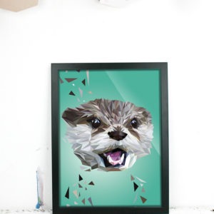 "Otter", 21x30cm