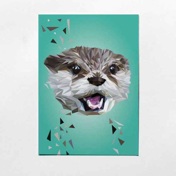 Postkarte "Otter"