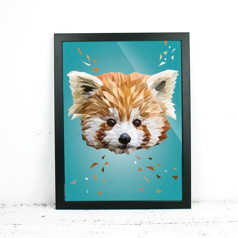 "Kleiner Panda", 21x30cm