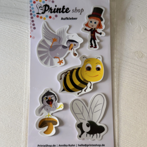 Pinipa Aufkleber-Set Hummel, 5 Stk.