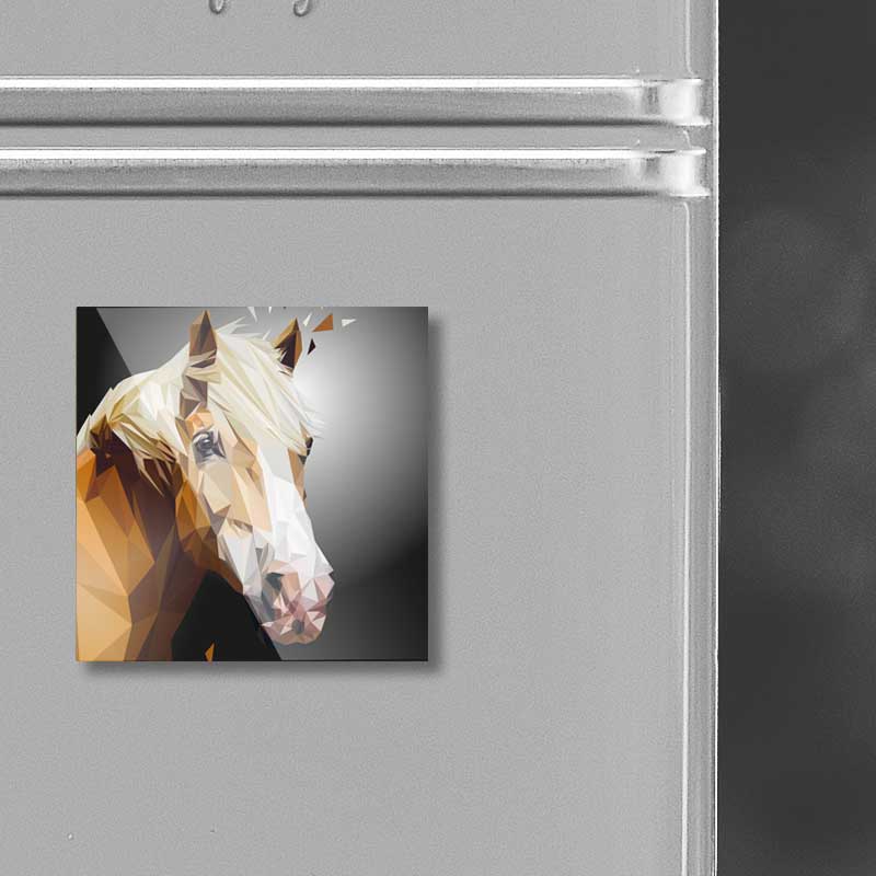 Magnet "Pferd", schwarz – Bild 2