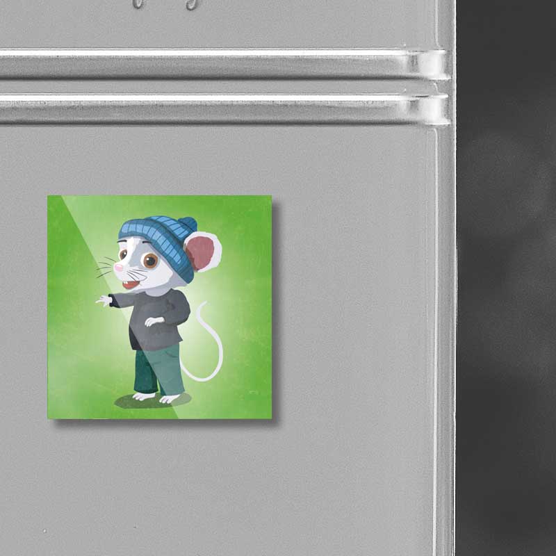 Magnet "Wollmaus" – Bild 2